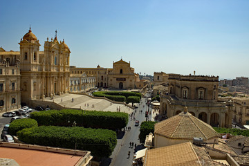 Fototapeta na wymiar The city of Noto Sicily