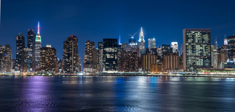 Beautiful night Image of New York City