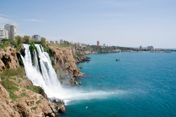 Obraz premium Antalya, dolny wodospad duden