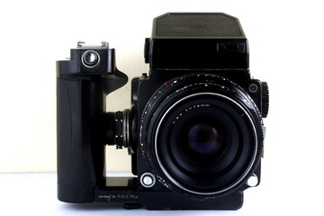 Fototapeta premium Vintage medium format film camera.
