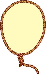 Rope frame - Vector