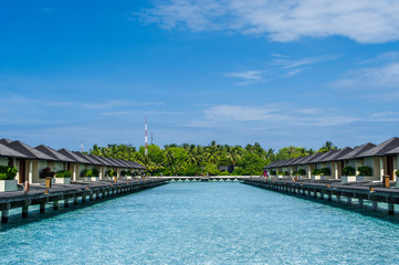 Fototapeta na wymiar Paradise Island in Maldives