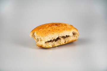 Old, nibbled roll