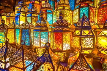 Deurstickers Geweldige Arabische lampen, Caïro, Egypte © efesenko