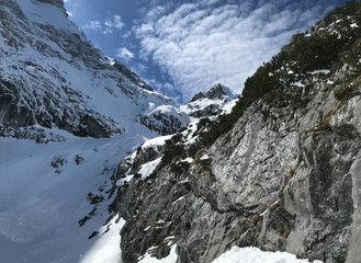 Alpen im Winter