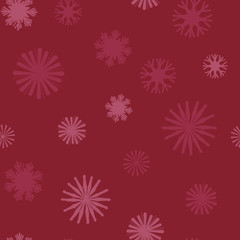 Obraz na płótnie Canvas Vector Christmas Straw Snowflakes seamless pattern background. Perfect for fabric, scrapbooking and wallpaper projects