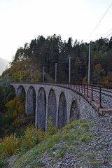 Viaduct in Switzerland near Davos