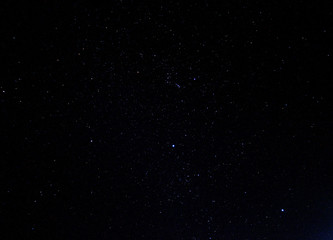 stars in space in the night.