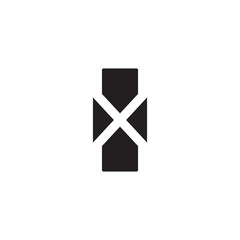 X letter logo design