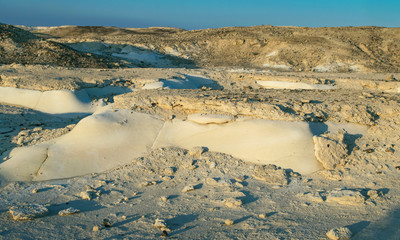 Fototapeta premium Nitzana Chalk Hills in Israel