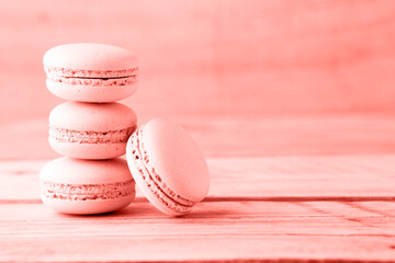 Living Coral color of the Year 2019. Trendy color.