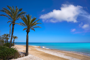 Fototapeta premium Tropicana beach in Alcossebre or Alcoceber