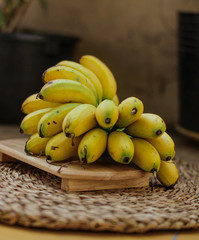 Small asian vietnamese bananas