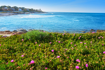 Denia beach of Las Rotas in Spain