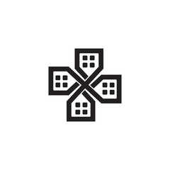 Windmill home logo design