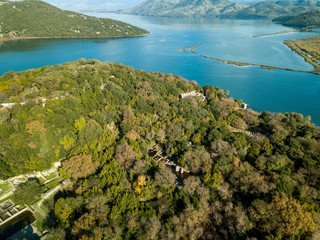 Unesco world heritage of the Ancient city of Butrint in Albania 