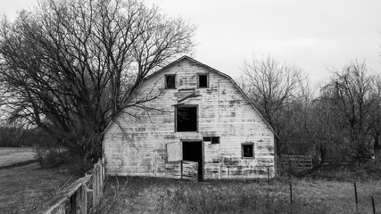 Old and abandoned farm buildings