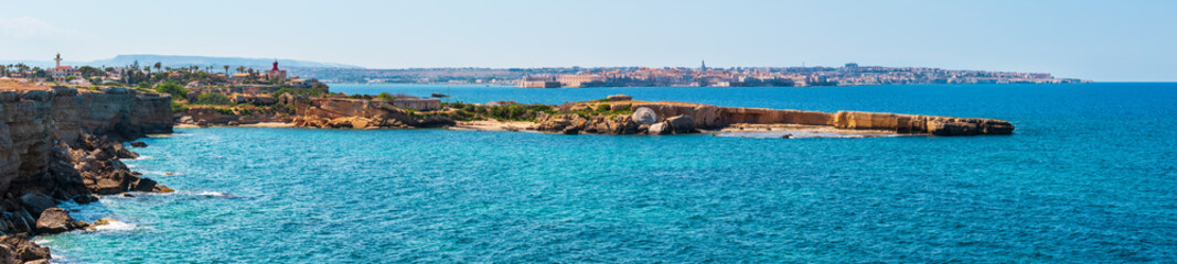 Sicily summer sea beach, Italy