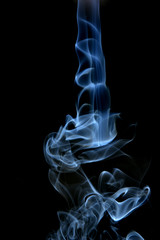 abstract smoke on black background