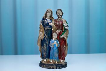 Statue of the image of holy family - Holy Trinity