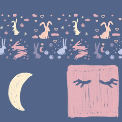 Pink clouds abstract background