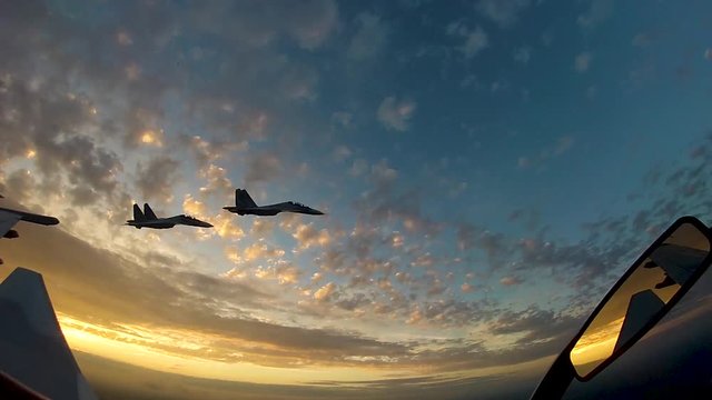 The third fighter catches up with the pair