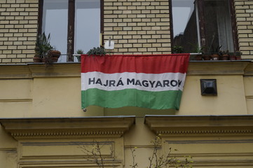 Hungary_flag - obrazy, fototapety, plakaty