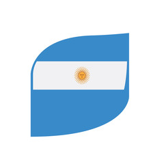 Fototapeta premium Isolated flag of Argentina. Vector illustration design