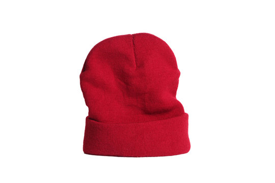 Red winter hat
