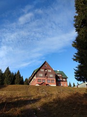Chalet on hill. Slovakia	
