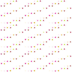 Abstract seamless pattern background with multi-colored varied triangles.