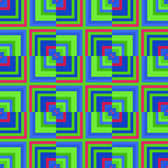 Seamless pattern background from a variety of multicolored squares.