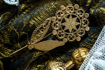 Sardinian Jewelry Macro Close-up Photo