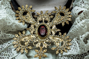 Sardinian Jewelry Macro Close-up Photo