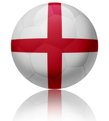 Obraz premium England flag ball