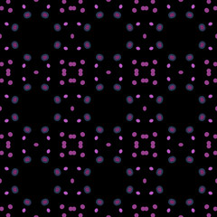 Seamless abstract pattern background with a variety of colored circles.