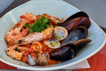 Wild mussels