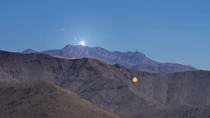 Vue sur la Vallée d'Elqui de Vicuna