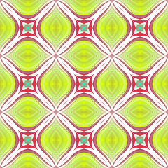 Seamless pattern background with multi-colored wavy lines.