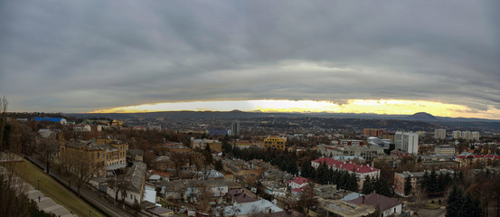 Picturesque landscape of Pyatigorsk. Resort city in the Stavropol region of the Russian Federation