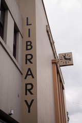 Exterior of a Library Building