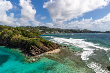 Saint Vincent and the Grenadines,   view from fort Fort Duvernette