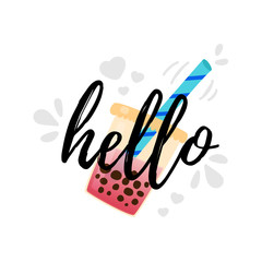 set of hand drawn design elements