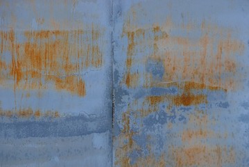 gray brown rusty metal texture from old iron wall