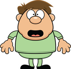 Cartoon Man in Scrubs Talking