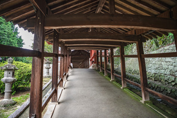 Fototapeta na wymiar 吉備津神社 回廊の風景