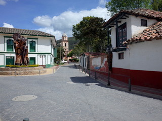 The pretty town of Iza in Boyaca, Colombia