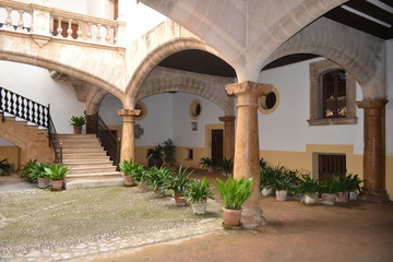 Courtyard in Europe