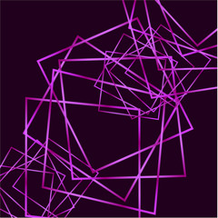 Abstract square purple background. Vector Illustration. Clip-art