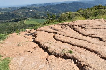 Soil erosion in the highlands